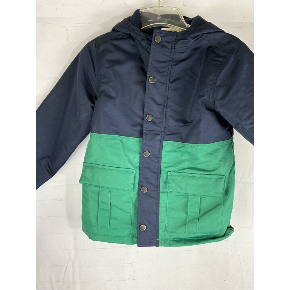 Youth Gymboree Lined Jacket Size Medium(7/8) Hooded Zipper/snaps